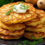 French fried potato pancakes